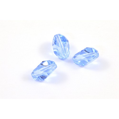 Swarovski cubist bead (5650) 12x8mm light sapphire